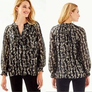 Lilly Pulitzer Angelika Ruffle Top